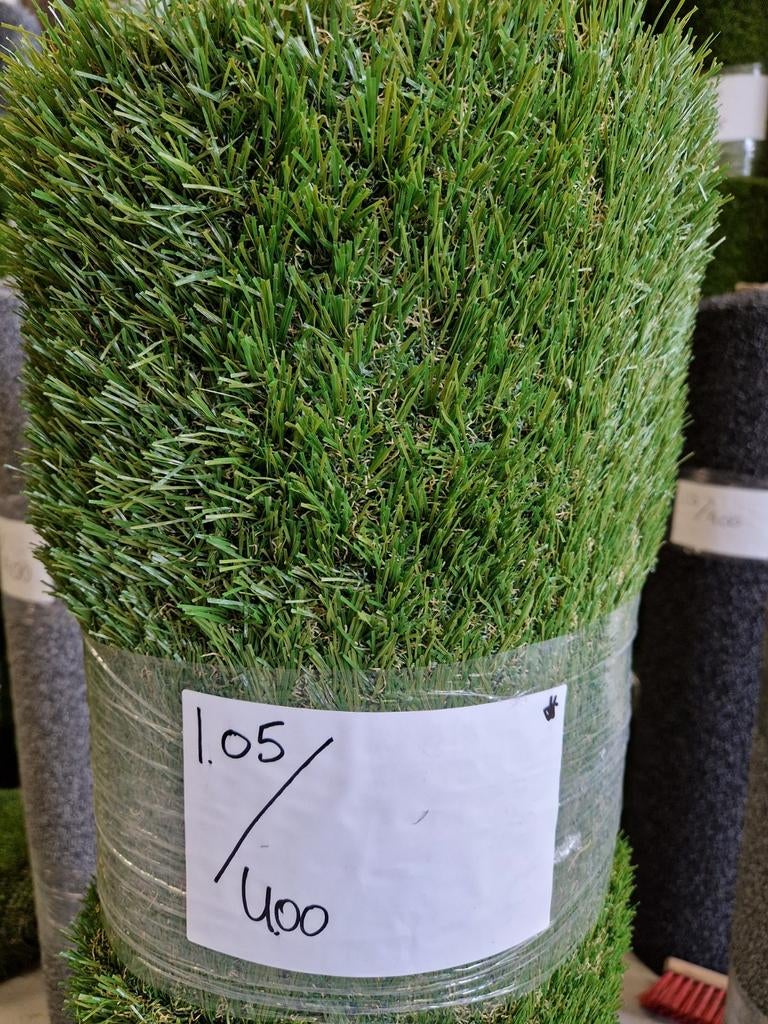Kunstgras coupon nieuw gras 35mm 1.05 x 4.00 ( 4.2m2), Ophalen of Verzenden, Nieuw, 20 m² of meer