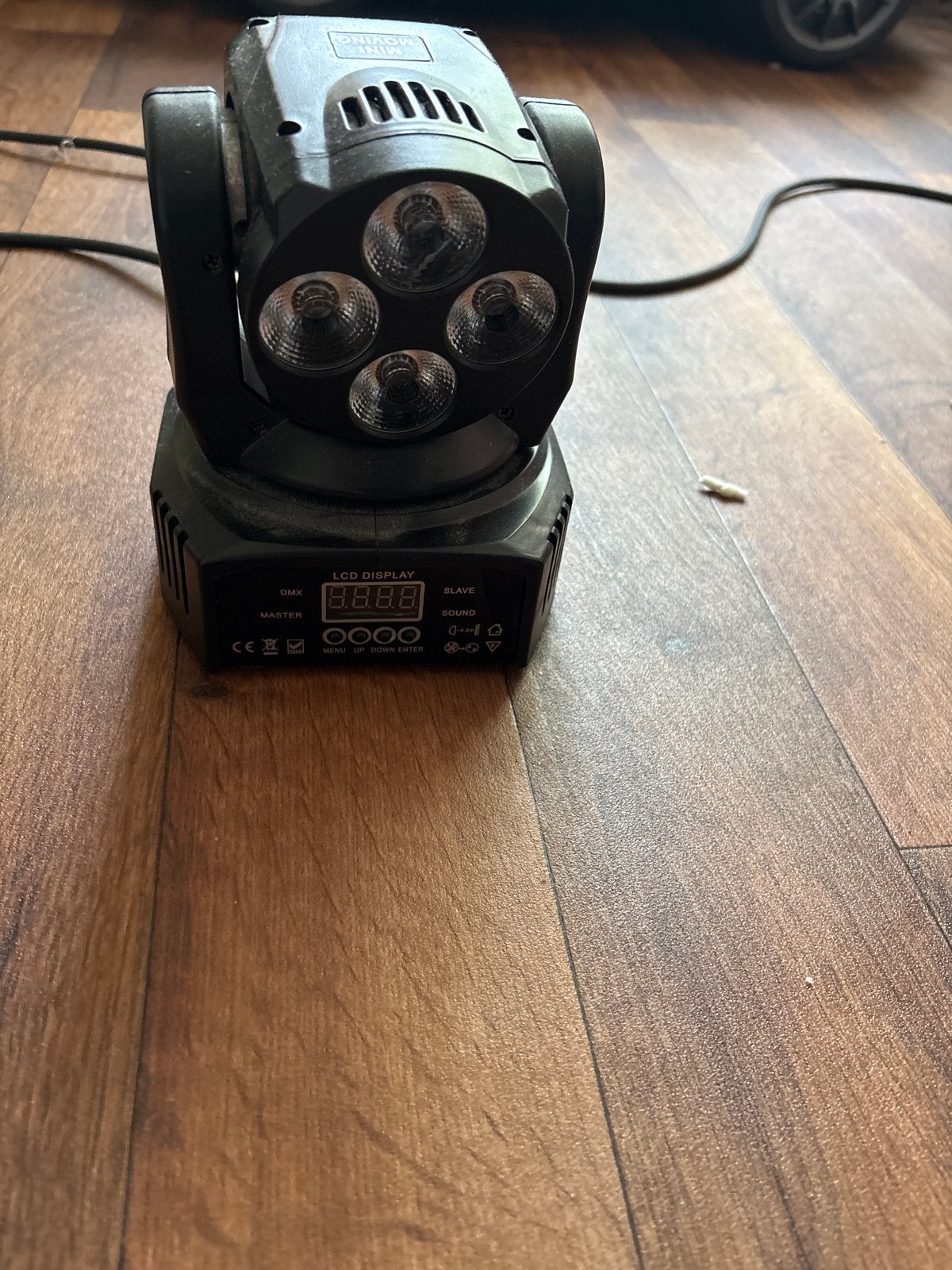 Mini Moving Head Lichteffect - DMX, Sound Active, Ophalen, Gebruikt