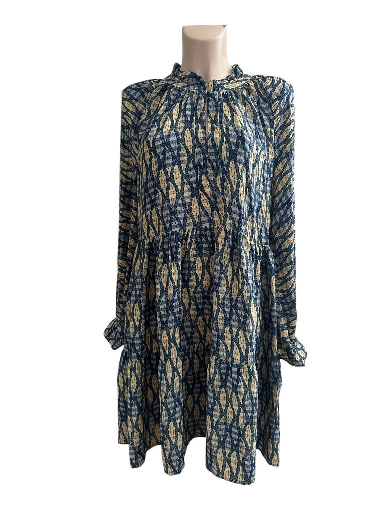 Sissel Edelbo jurk NIEUW One Size, Maat 38/40 (M), Blauw, Nieuw, Ophalen of Verzenden