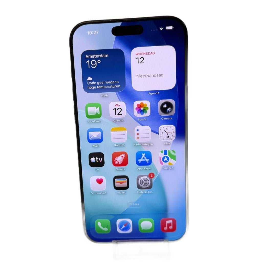 iPhone 16 Pro Max 256GB Zwart | Barstjes achterop, 256 GB, 94 %, Gebruikt, Toulonselaan 72