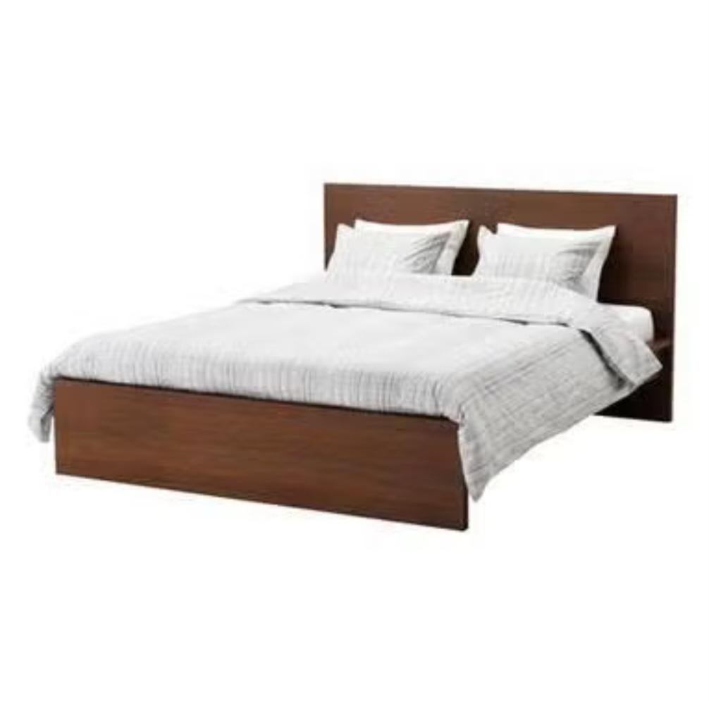 Malm bedframe bruin 140x200 met 4 lades, Ophalen, Bruin, Tweepersoons, 140 cm