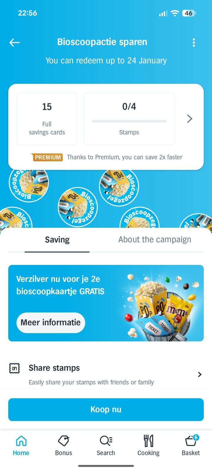 15x Volle Bioscoopzegels Spaarkaart (Bioscoopkaart / Zegels), Tickets en Kaartjes, Drie personen of meer, Kortingskaartje