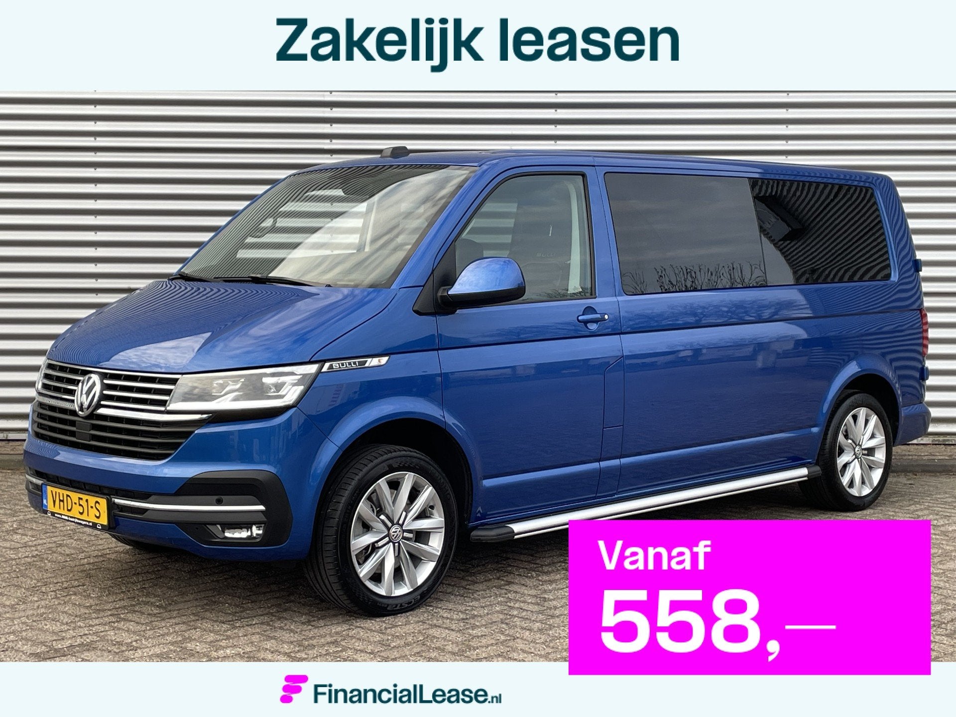 Volkswagen Transporter 2.0TDI L2H1 199PK DC BULLI Automaat L, Gebruikt, Euro 6, 4 cilinders, Origineel Nederlands