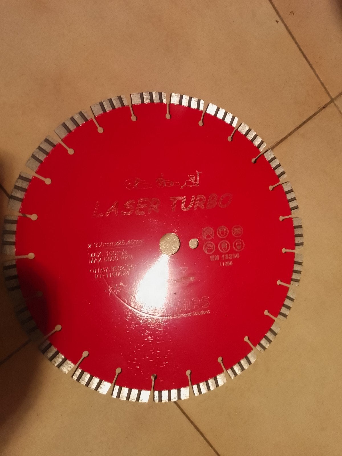 Adamas diamant schijf - Laser Turbo Ø350mm, Ophalen, Nieuw, Overige typen, Adamas