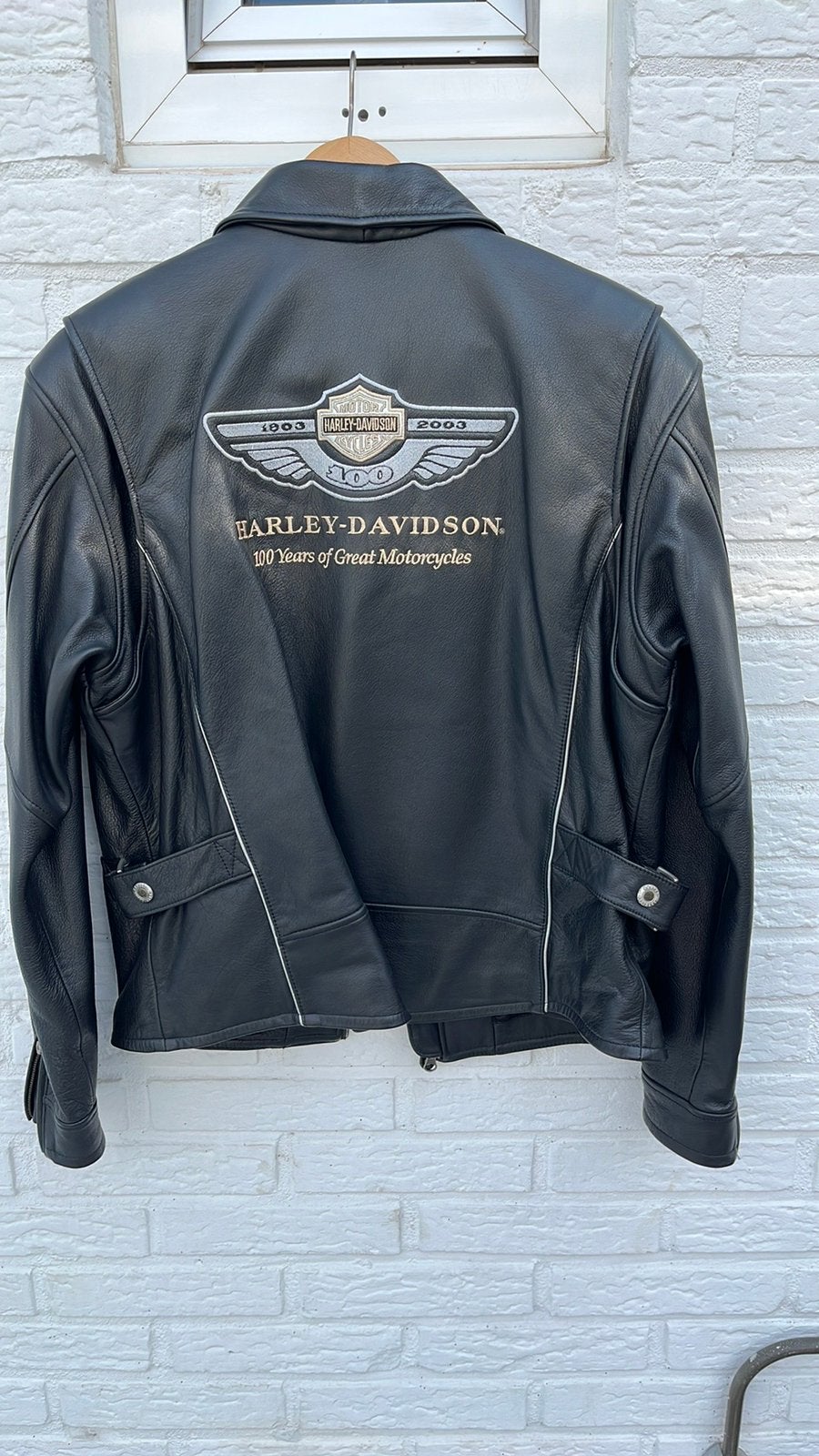 Harley 100 jaar dames jack XL, Ophalen of Verzenden, Tweedehands, Dames, Jas | textiel