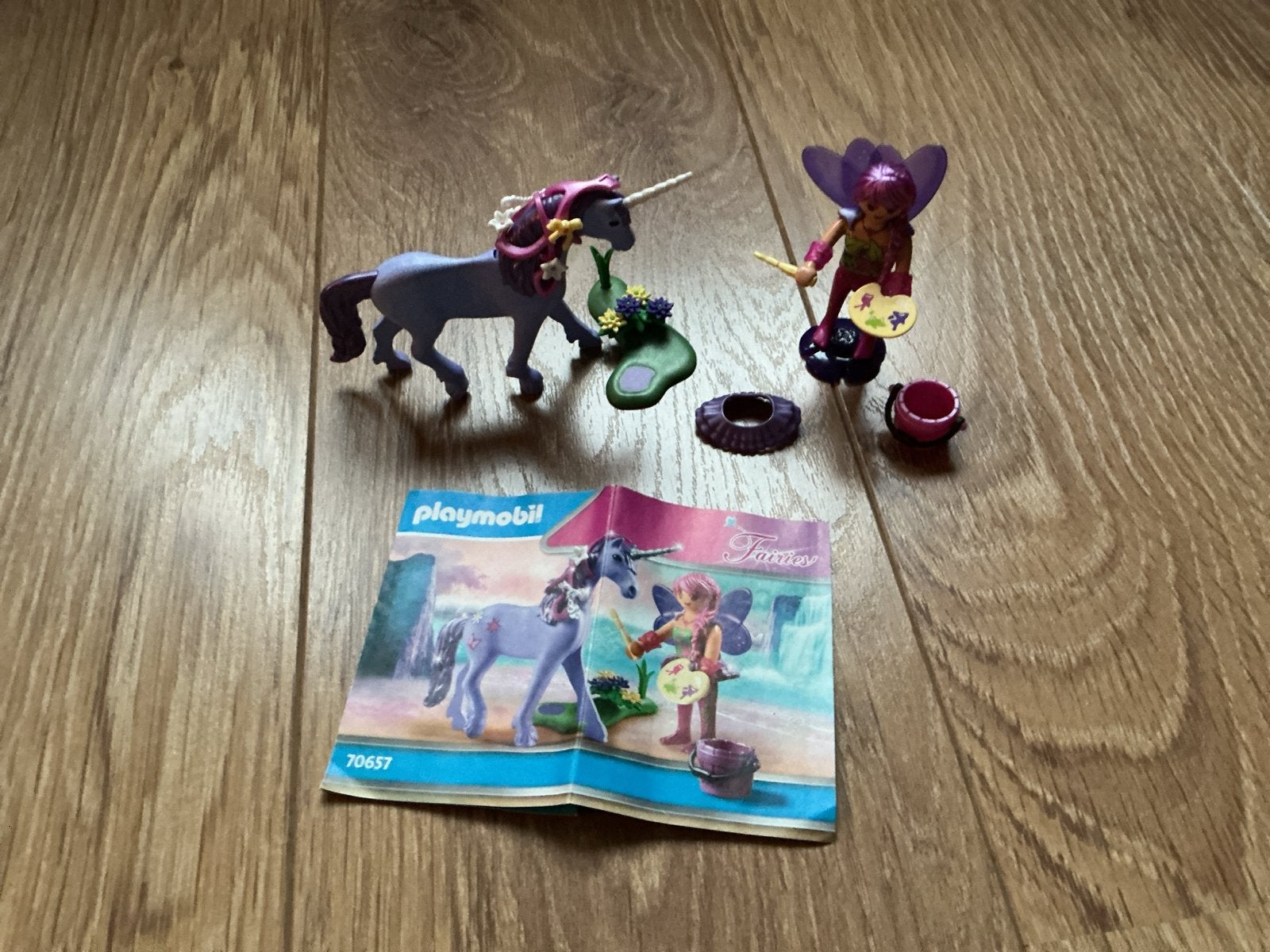 Playmobil Fairies Eenhoorn met fee 70657, Ophalen of Verzenden, Gebruikt, Meisje