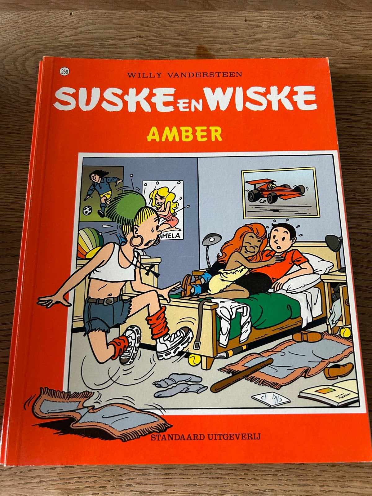 Suske en Wiske - Amber (259) - 1e druk, Eén stripboek, Ophalen of Verzenden, Zo goed als nieuw