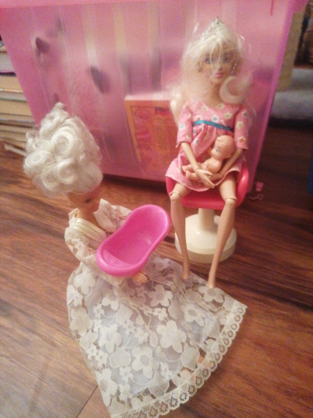 Barbie, Verzamelen, Poppenhuizen en Toebehoren, Ophalen, Zo goed als nieuw, Poppenhuis