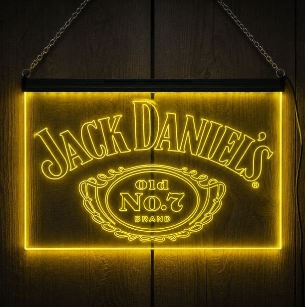 Led bord Jack Daniels, Verzamelen, Ophalen of Verzenden, Nieuw, Reclamebord, Plaat of Schild, Overige merken
