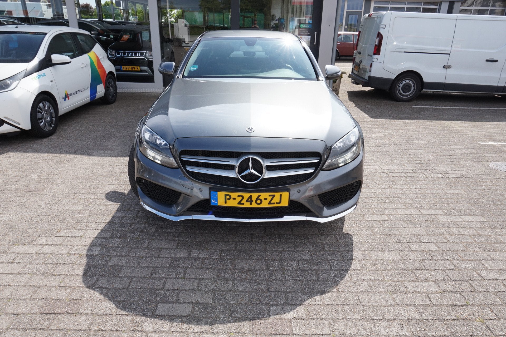 Mercedes-Benz C-Klasse 180 Premium Plus Automaat ,111dkm Inc, Auto's, 12 maanden, Leder en Stof, 1595 cc, Bedrijf