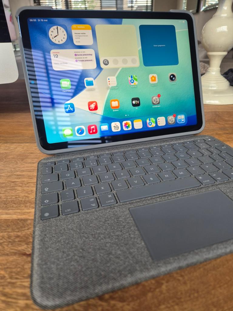 Apple iPad Air 5 (M1) 64GB + Apple Pencil 2 + Bluetooth Toet, Computers en Software, Apple iPads, Apple iPad Air, 11 inch, Ophalen of Verzenden