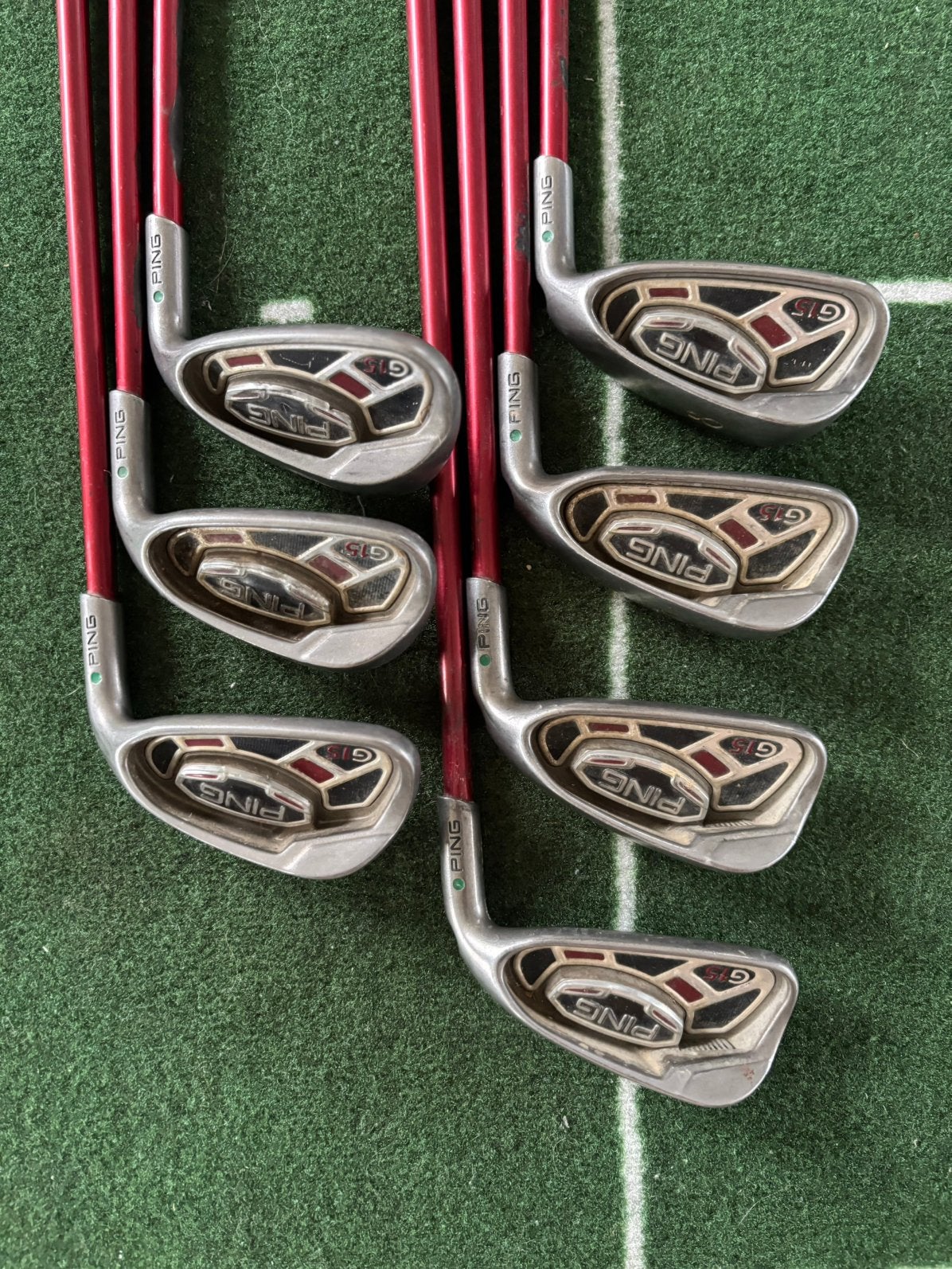 Ping G15 Ijzerset | 5/SW | SR Flex | Green Dot, Ping, Set, Zo goed als nieuw, Ping