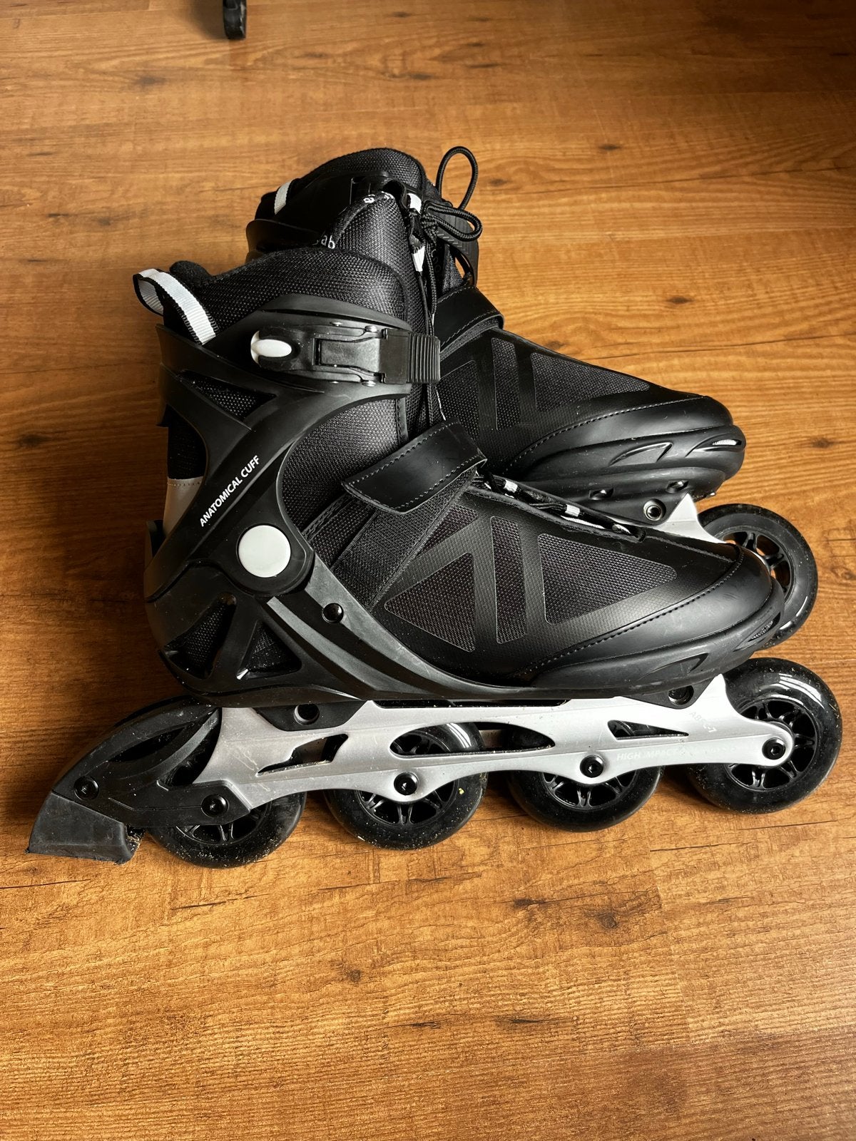 Nieuwe skeelers crivit maat 45 - slechts één keer gebruikt!, Heren, Zo goed als nieuw, Inline skates 4 wielen, Ophalen