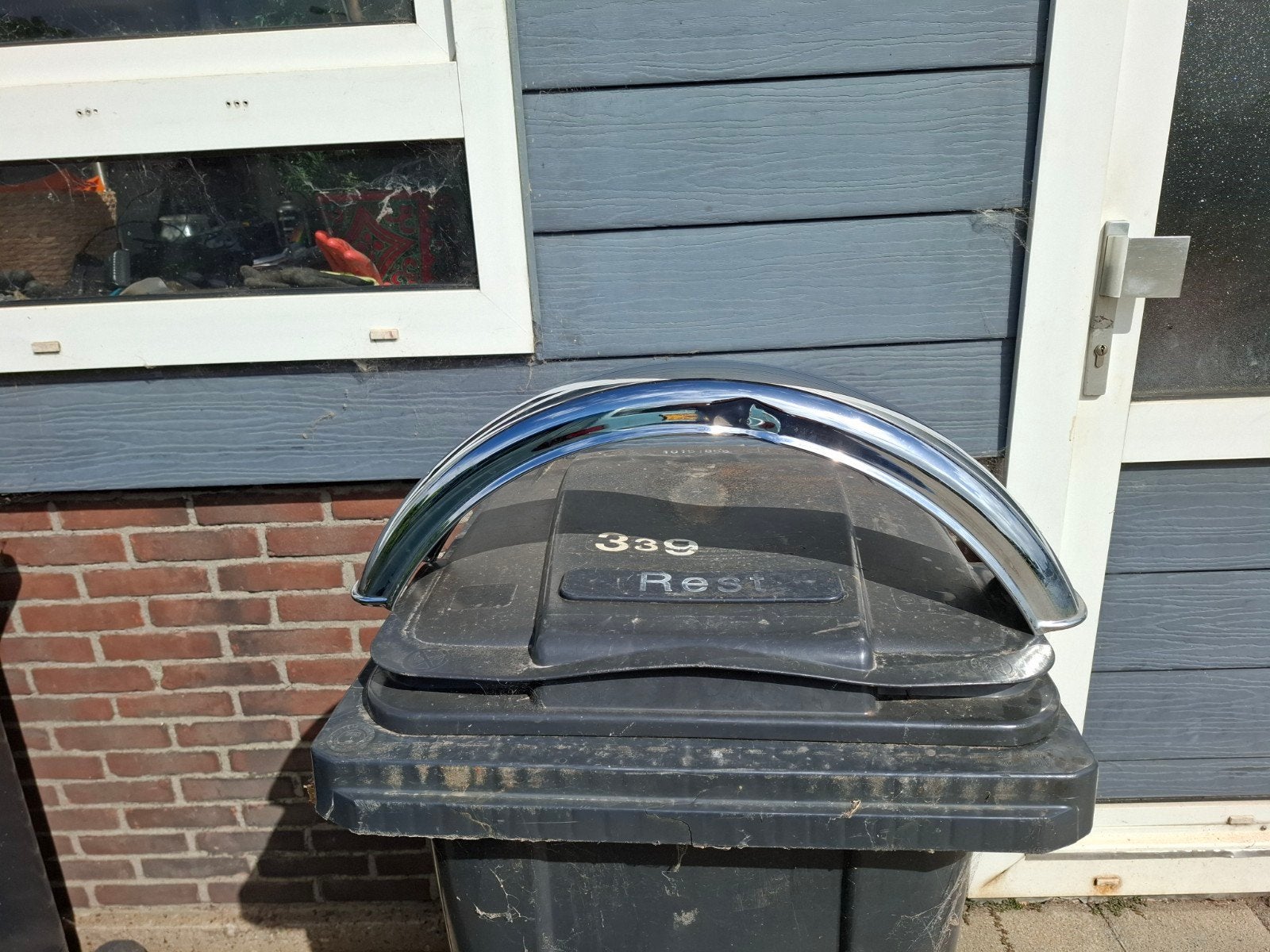 Chroom buffel voorspatbord, Fietsen en Brommers, Brommeronderdelen | Kreidler, Ophalen of Verzenden, Frame