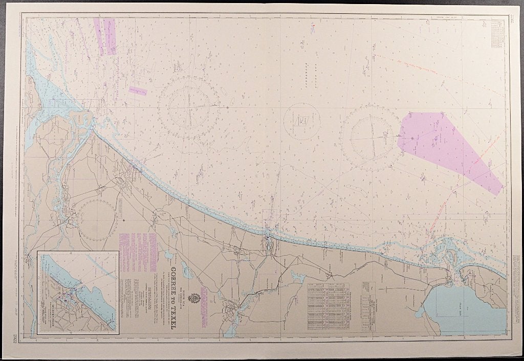 Drie Admiralty zeekaarten van de Nederlandse kust, Ophalen of Verzenden, Nieuw, Overige typen
