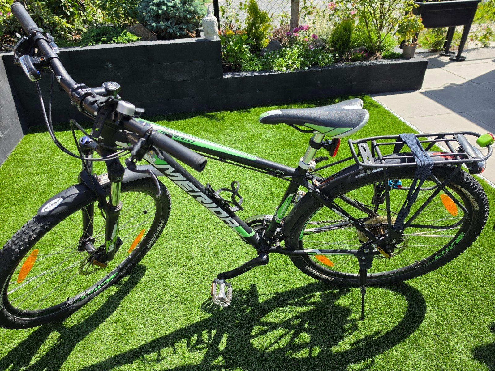 Merida Mountainbike 43 cm frame, 10-14 jaar,, Gebruikt, Velgrem, Merida, Ophalen