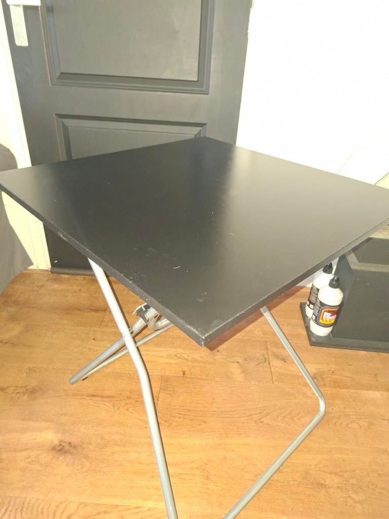 Ikea Gunde Klaptafel 67x67 cm zwart, Ophalen, Nieuw, Vierkant, Hout