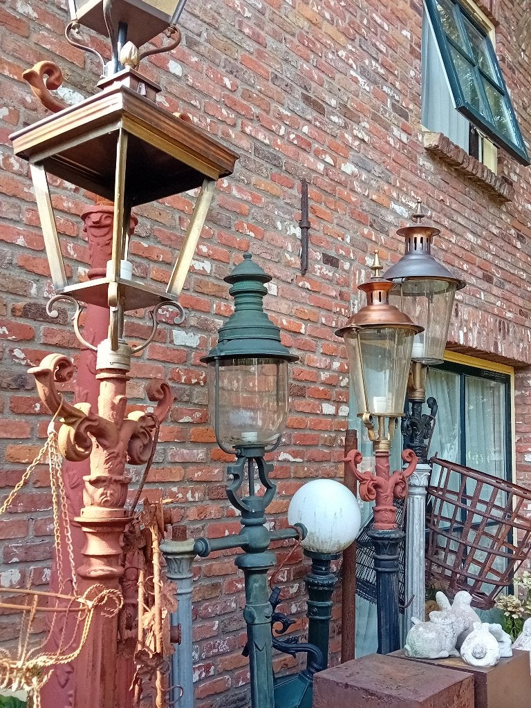 Lantaarnpaal onderdelen in soorten/maten enz.. "De Evenaar", Antiek en Kunst, Ophalen