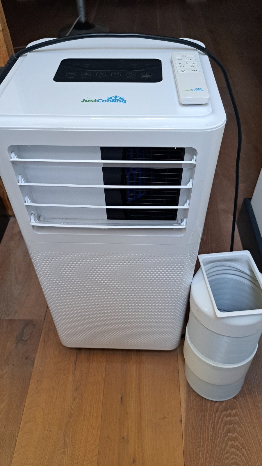 JustCooling Mobiele Airco 7000 BTU met afstandsbediening, Witgoed en Apparatuur, Airco's, Ophalen, Minder dan 60 m³, 3 snelheden of meer