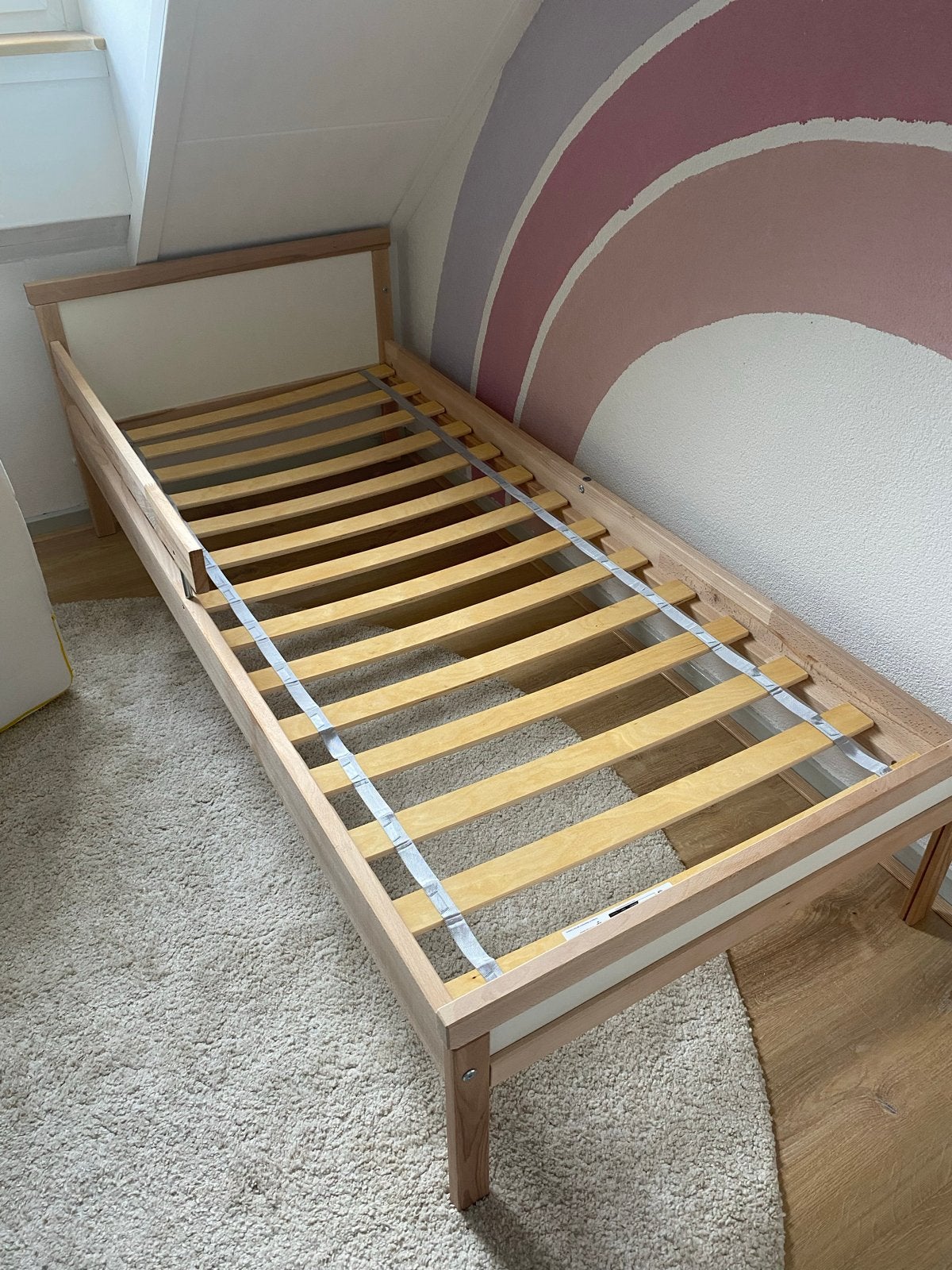 IKEA peuterbed (met of zonder matras), Ophalen, 70 tot 85 cm, 140 tot 160 cm, Zo goed als nieuw