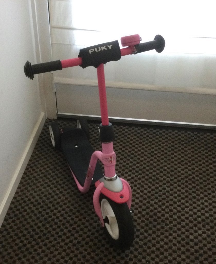 PUKY R1 roze step voor meisjes. 3 wielen Voor stabiliteit., Fietsen en Brommers, Steps, Ophalen of Verzenden, Zo goed als nieuw
