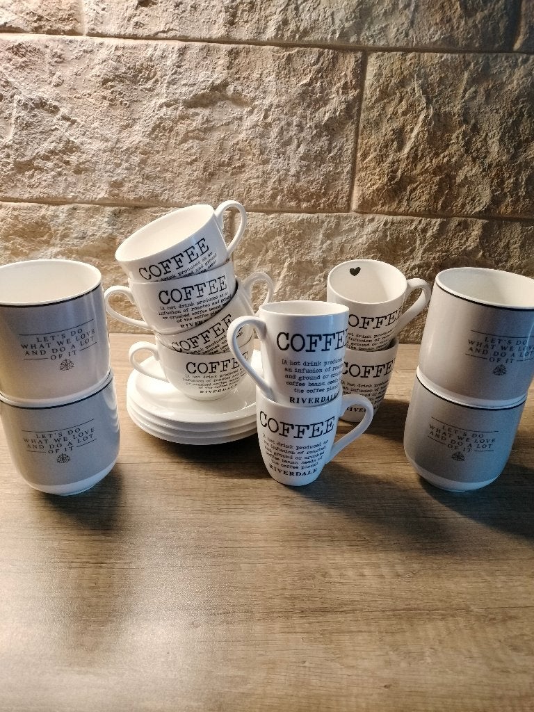 Riverdale koffie thee, Huis en Inrichting, Overige merken, Keramiek, Landelijk/Boerenbont, Ophalen of Verzenden