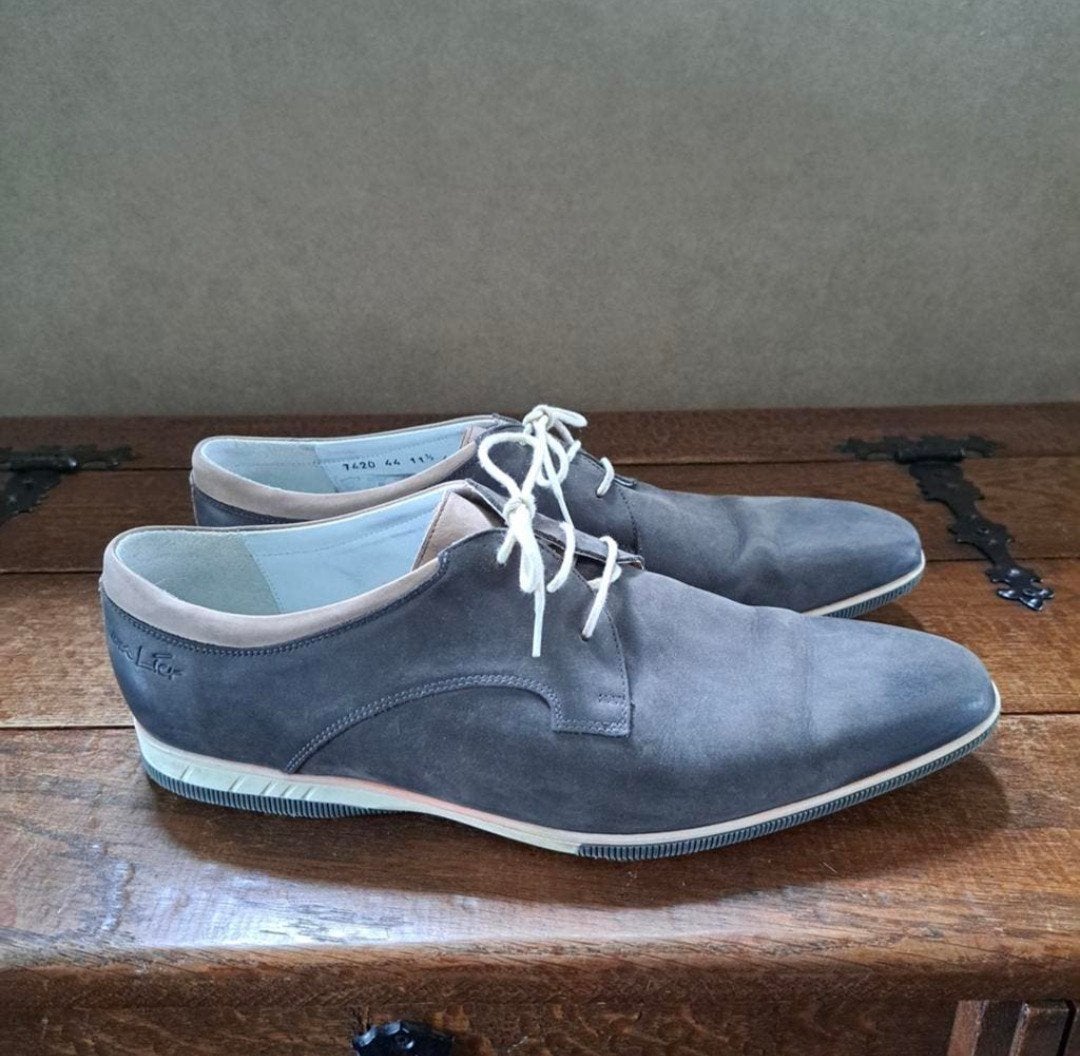 Van Lier grijze veterschoenen maat 44, Overige kleuren, Verzenden, Van Lier, Zo goed als nieuw