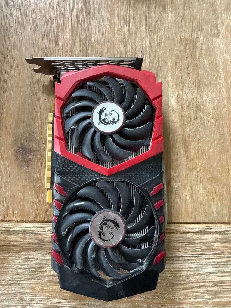 MSI GeForce GTX 1050 Ti Gaming X 4G Videokaart, Computers en Software, Videokaarten, Zo goed als nieuw, Nvidia, PCI-Express 3.0