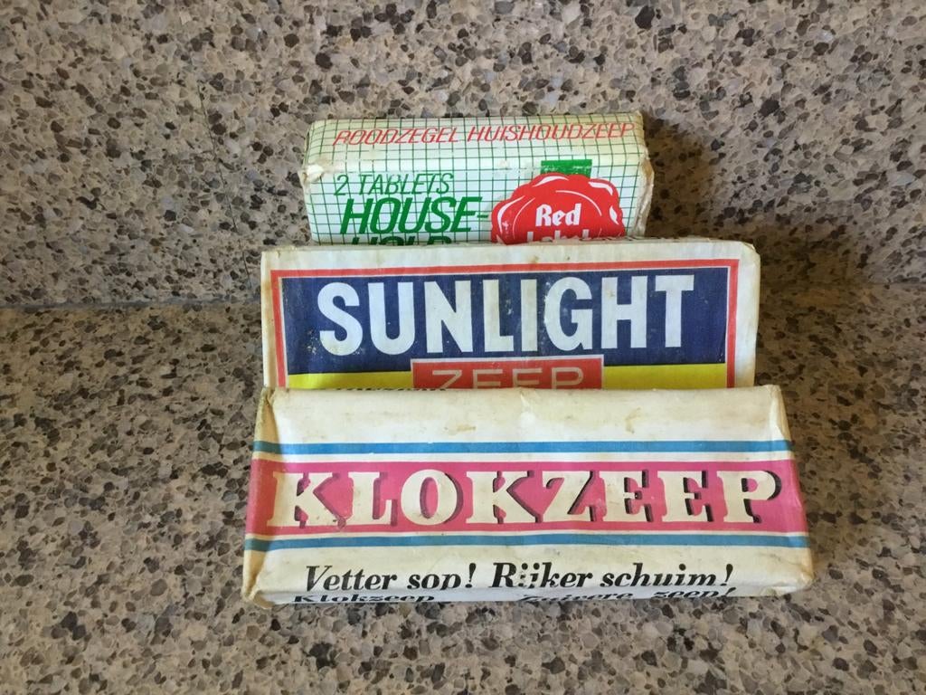 Sunlight zeep, Klokzeep en Roodzegel zeep, Verzamelen, Merken en Reclamevoorwerpen, Ophalen of Verzenden