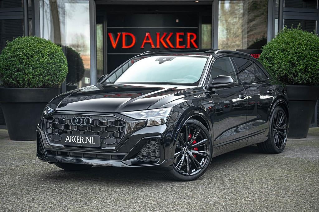 Audi Q8 60 TFSI e NP 171K Vierwielsturing | Massage | Head-u, Auto's, Audi, Gebruikt, Zwart, Q8, Overige brandstoffen