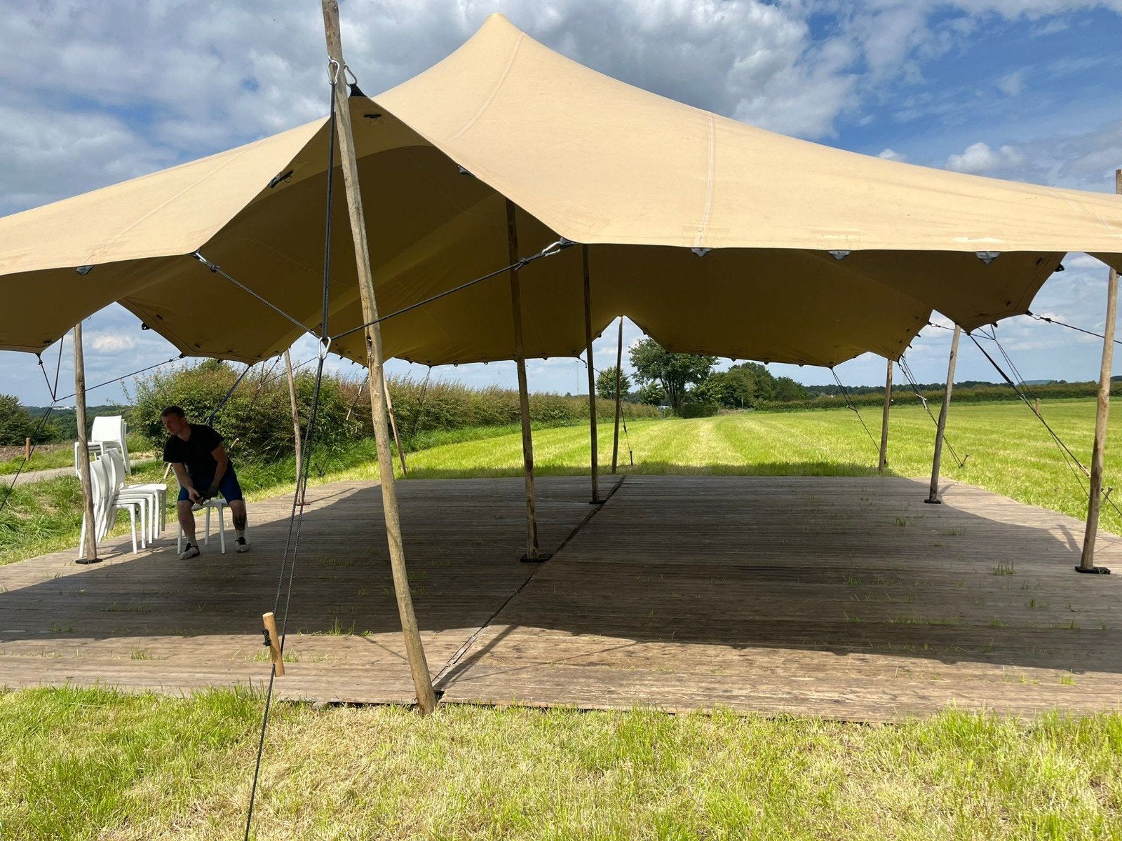 Stretchtent huren v.a. €375 voor evenement, party en feesten, Ophalen of Verzenden, Overige