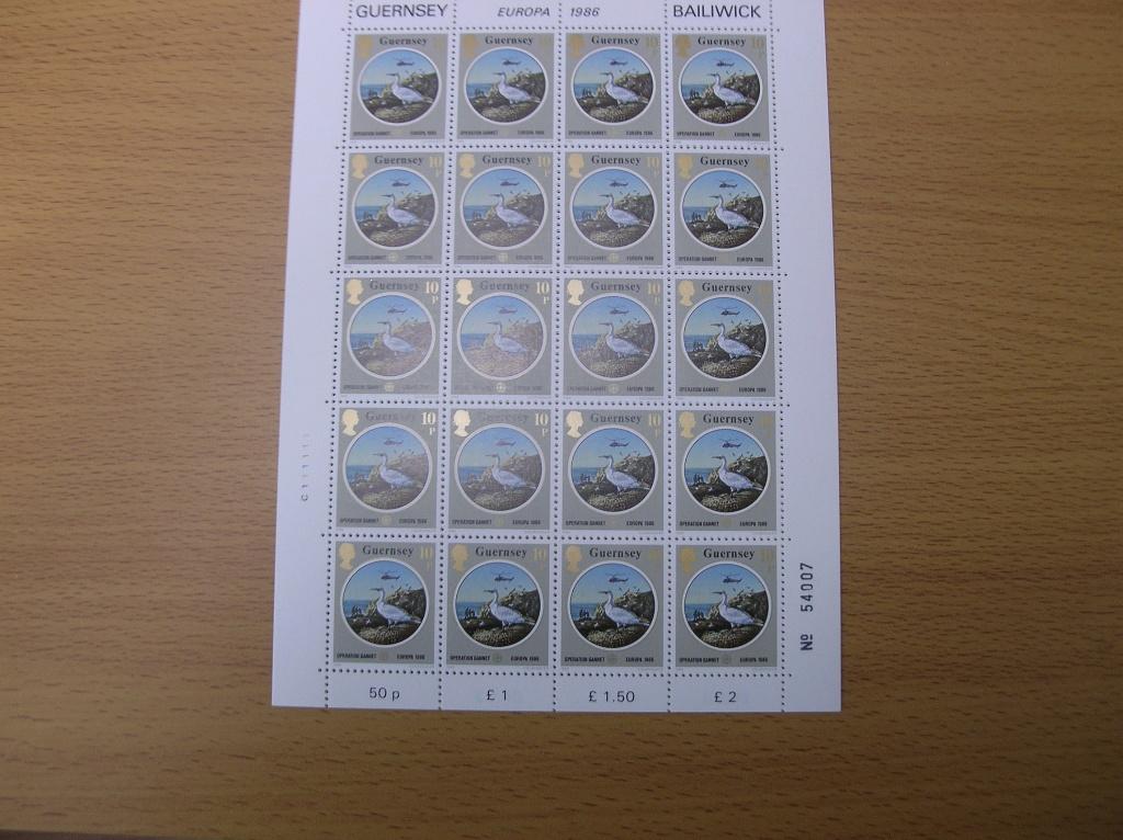 Cept/Verenigd Europa Guernsey 1986, Verzenden, Overige landen, Postfris