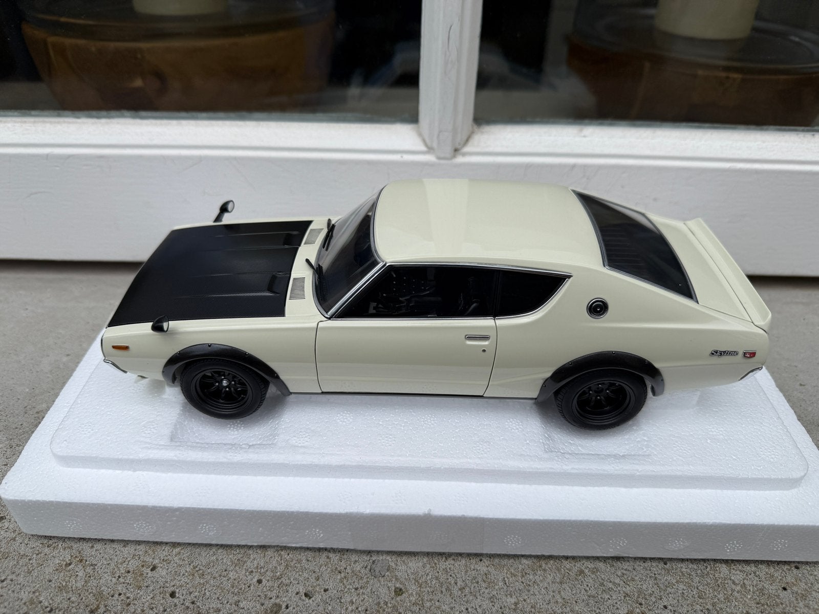 1:18 Nissan Skyline 2000 GT-R KPGC110 wit Autoart 77478, Auto, Autoart, Nieuw, Ophalen of Verzenden