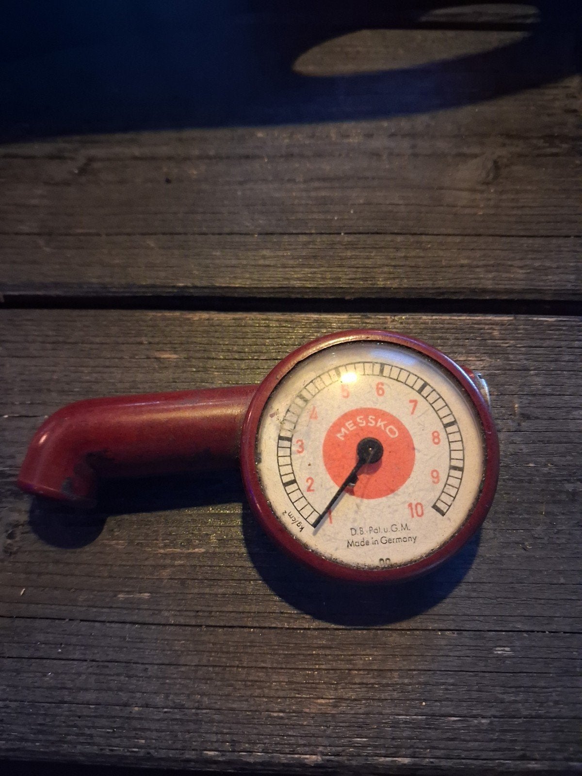 porsche manometer  Vintage Messko bandenspanningsmeter Mad, Ophalen of Verzenden, Gebruikt