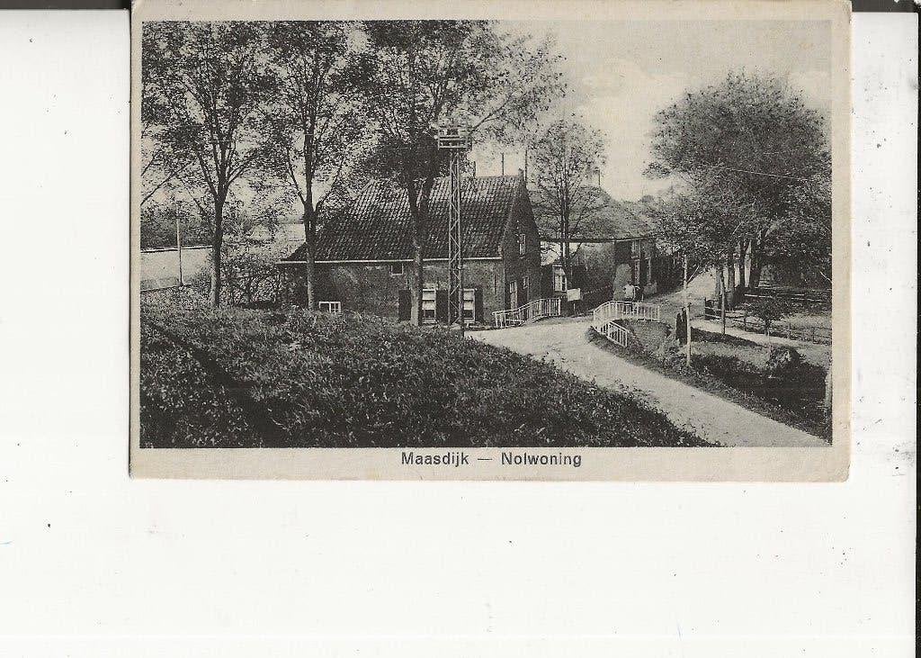 Maasdijk Nolwoning met Zendmast Kooreneef, Ophalen of Verzenden, Gelopen, Zuid-Holland