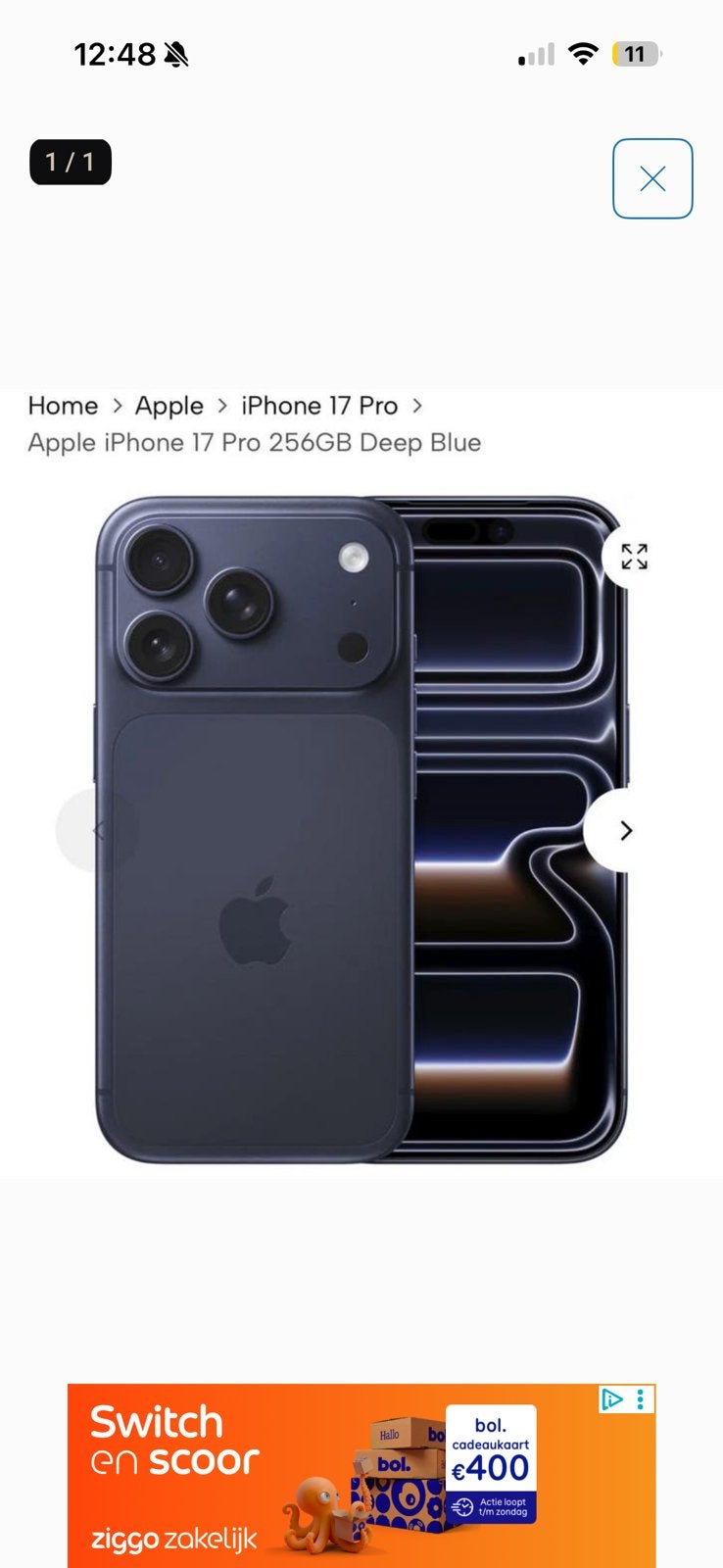 Iphone 17 pro gezocht, Telecommunicatie, Mobiele telefoons | Apple iPhone, Ophalen, Zo goed als nieuw, 64 GB
