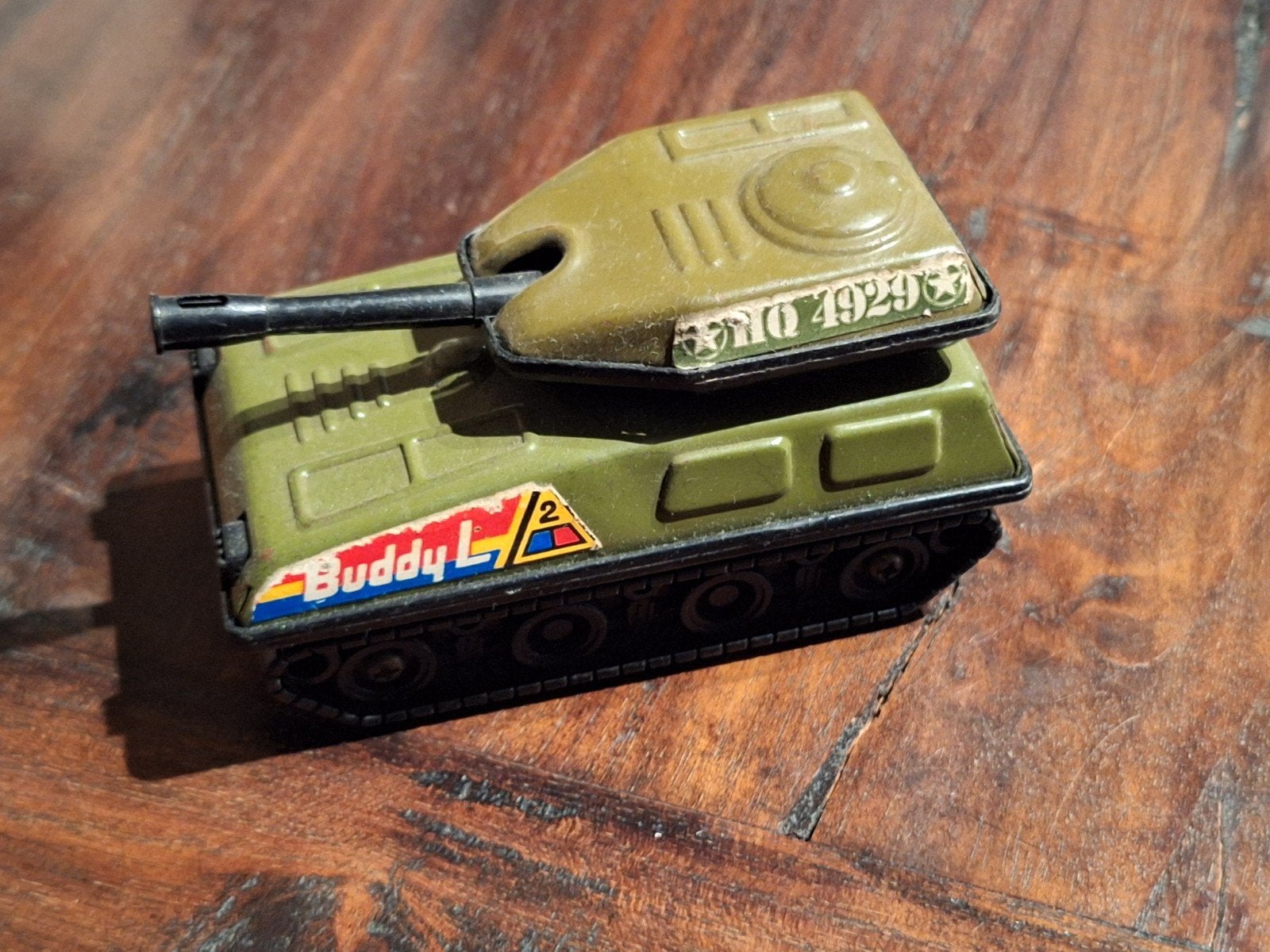 Vintage Buddy L Corp Tank Speelgoed - HQ 4929, Ophalen of Verzenden
