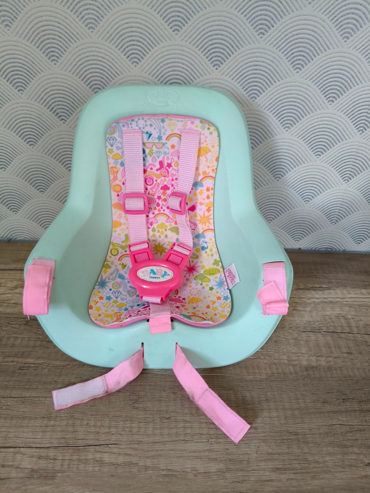 Baby Born Fietsstoeltje voor pop, Kinderen en Baby's, Speelgoed | Poppen, Zo goed als nieuw, Babypop, Ophalen of Verzenden