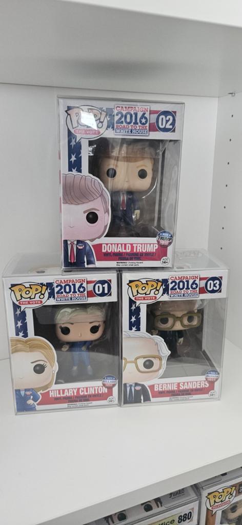 Funko The Vote Donald Trump, Bernie Sanders, Hillary Clinto, Verzamelen, Poppetjes en Figuurtjes, Ophalen of Verzenden
