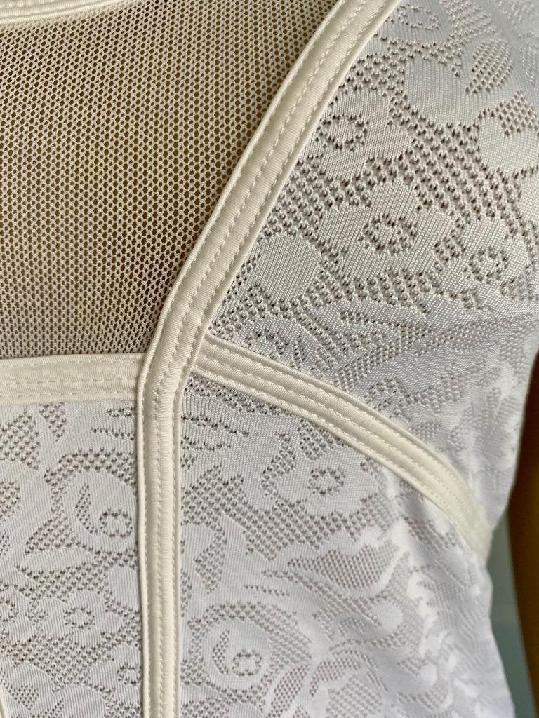 J392 Adidas Stella McCartney maat 40=M sport jurk jurkje wit, Adidas, Wit, Ophalen of Verzenden, Zo goed als nieuw