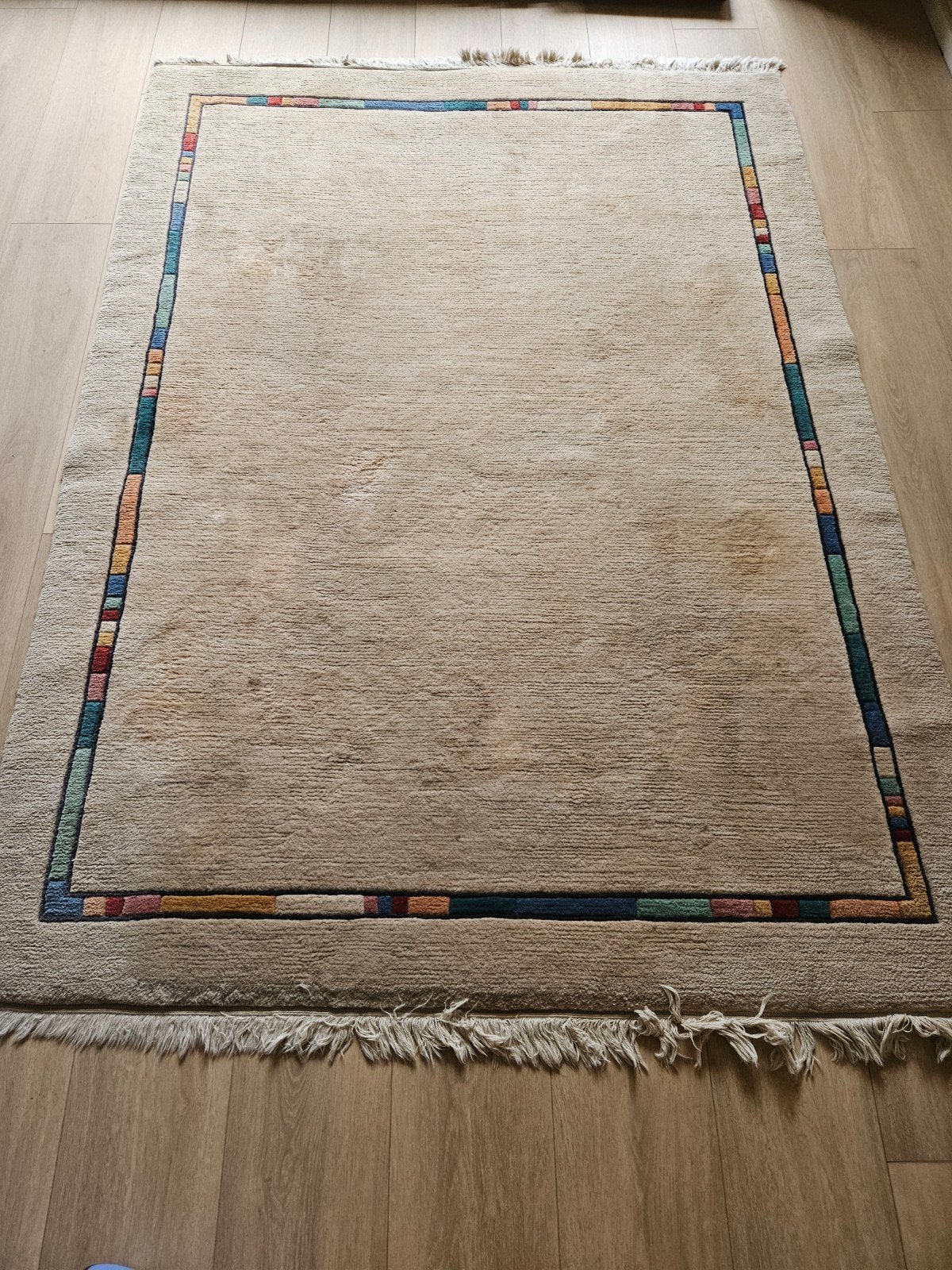 Twee unieke handgemaakte tapijten, Nepalees/Berber stijl, Ophalen, Rechthoekig, 200 cm of meer, 150 tot 200 cm