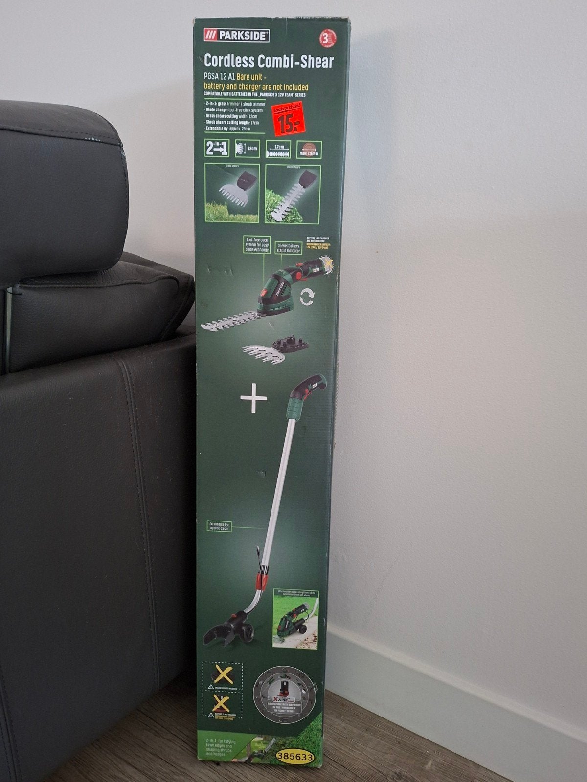 Parkside Accu Combi-Schaar PGSA 12 A1 - Nieuw in doos, Ophalen of Verzenden, Nieuw, Accu, Parkside