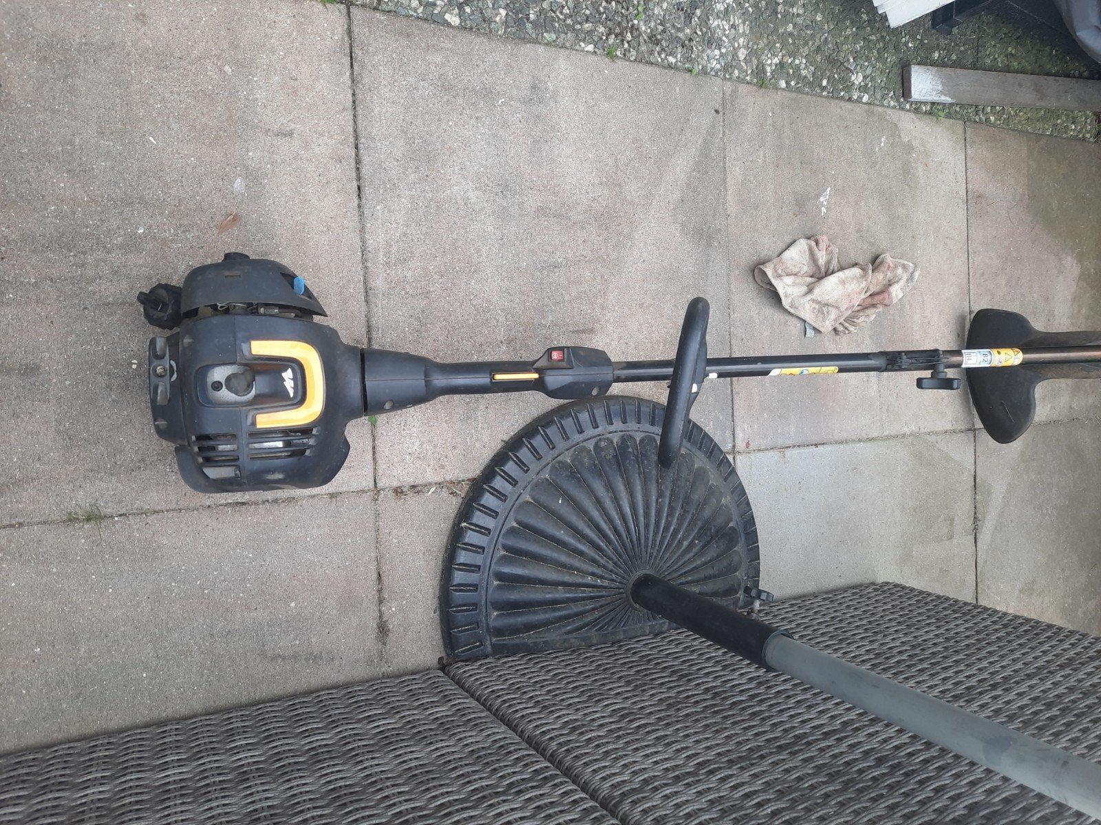 Maaier en bladblazer, Tuin en Terras, Ophalen of Verzenden, Gebruikt, Benzine