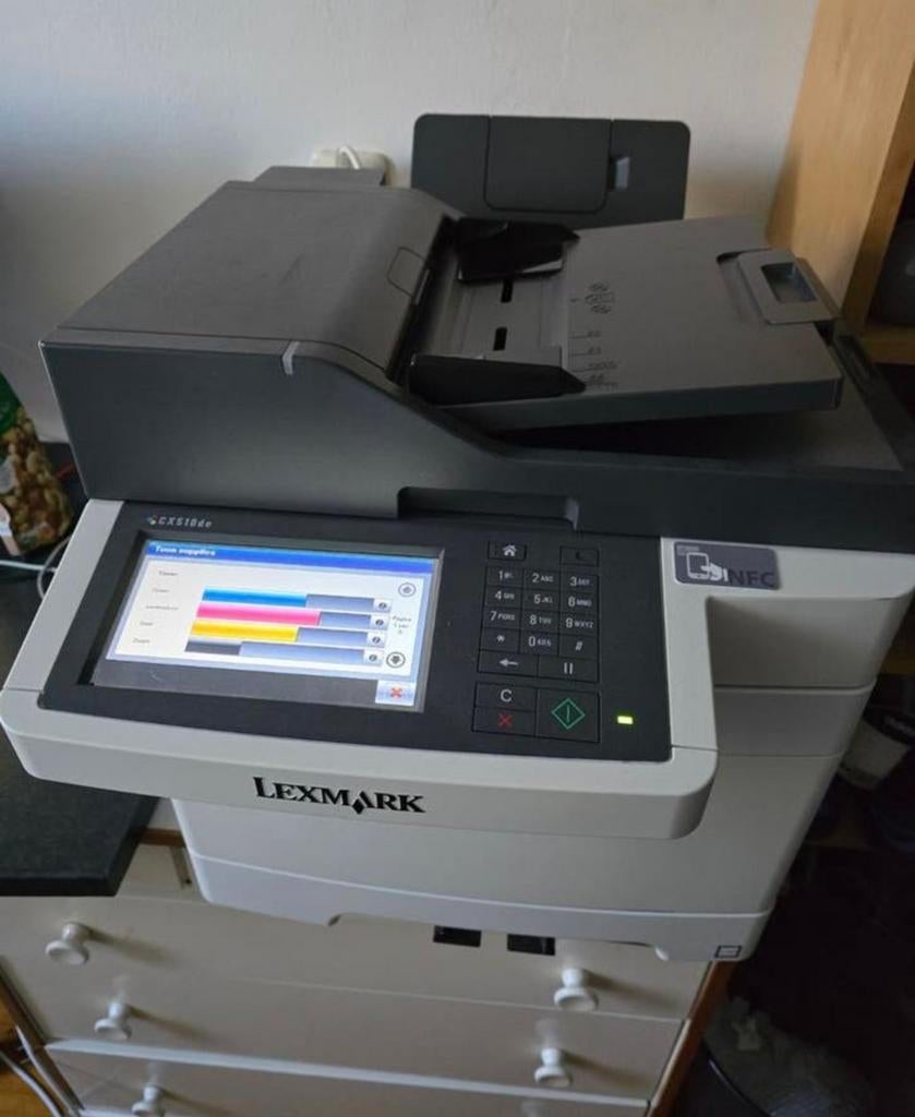Lexmark printer CX510 inxl toner zwart blauw en geel, Ophalen of Verzenden, Nieuw, Toner