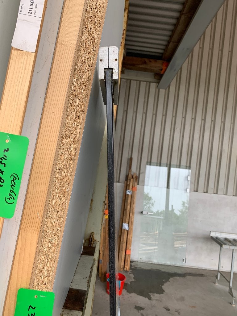 Twee glasdeur deur glaspaneel buitendeur taatsdeur ( 904 ), Doe-het-zelf en Verbouw, Ophalen, Gebruikt, 120 cm of meer, Nb