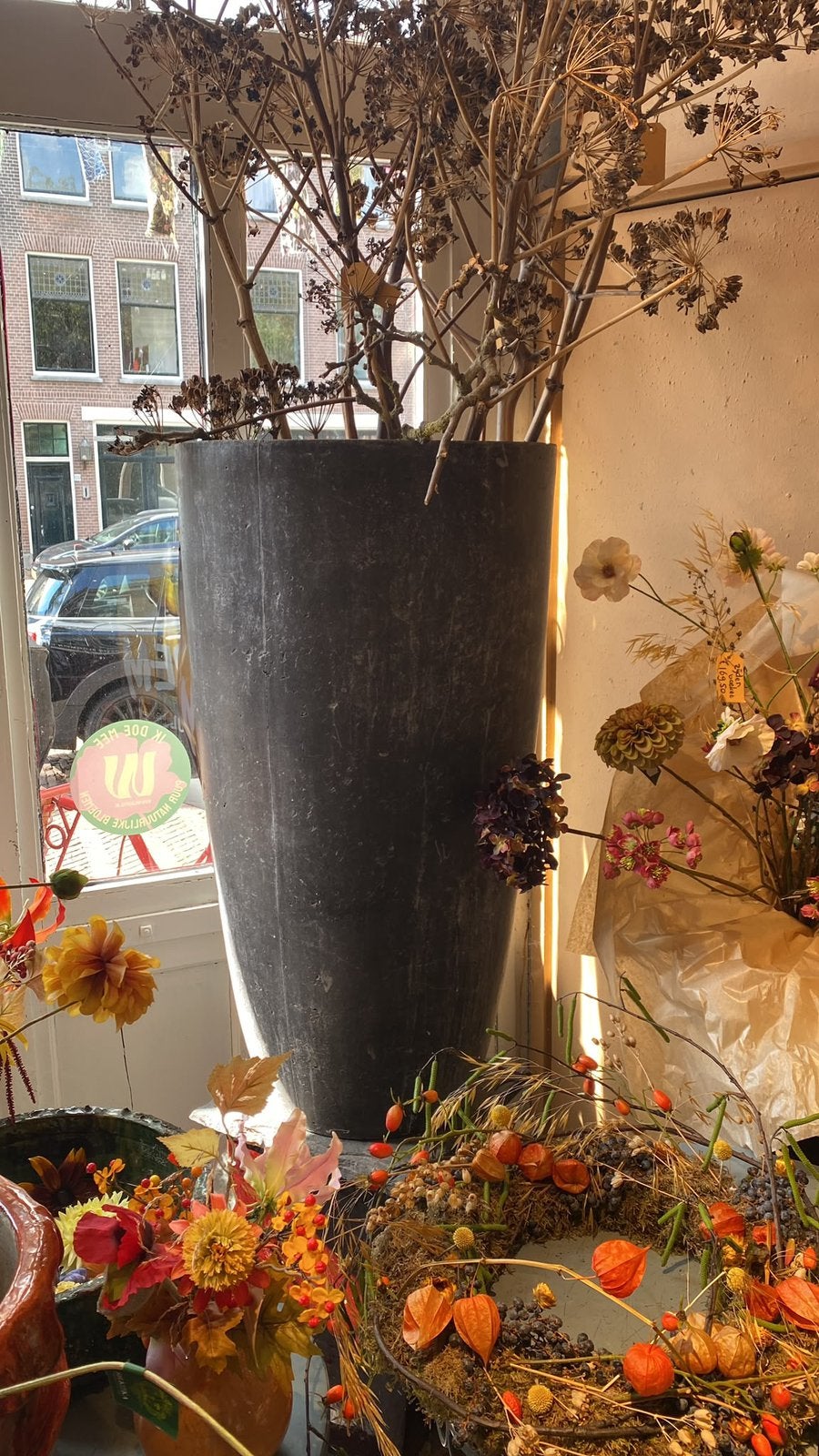 Groote Plantenpot, Ophalen, 40 cm of meer, Rond, Aardewerk
