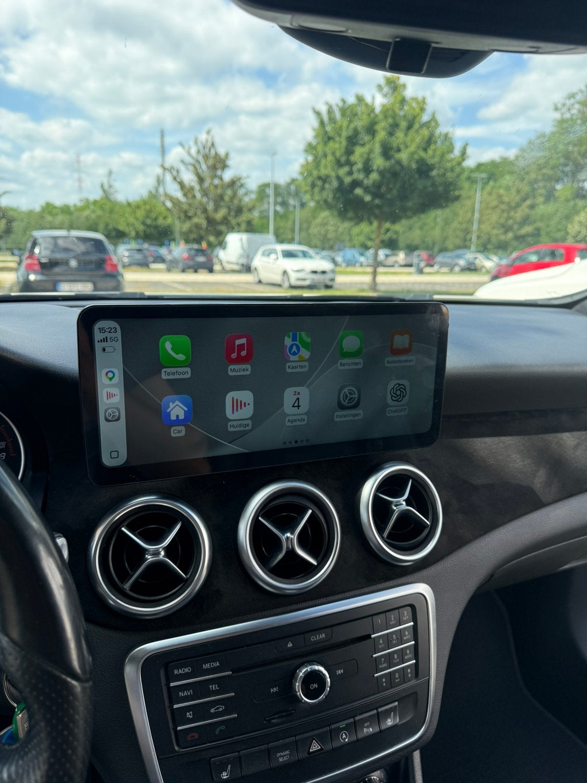 Mercedes Groter CarPlay Scherm | A B C E Klasse CLA GLA GLC, Ophalen of Verzenden, Nieuw