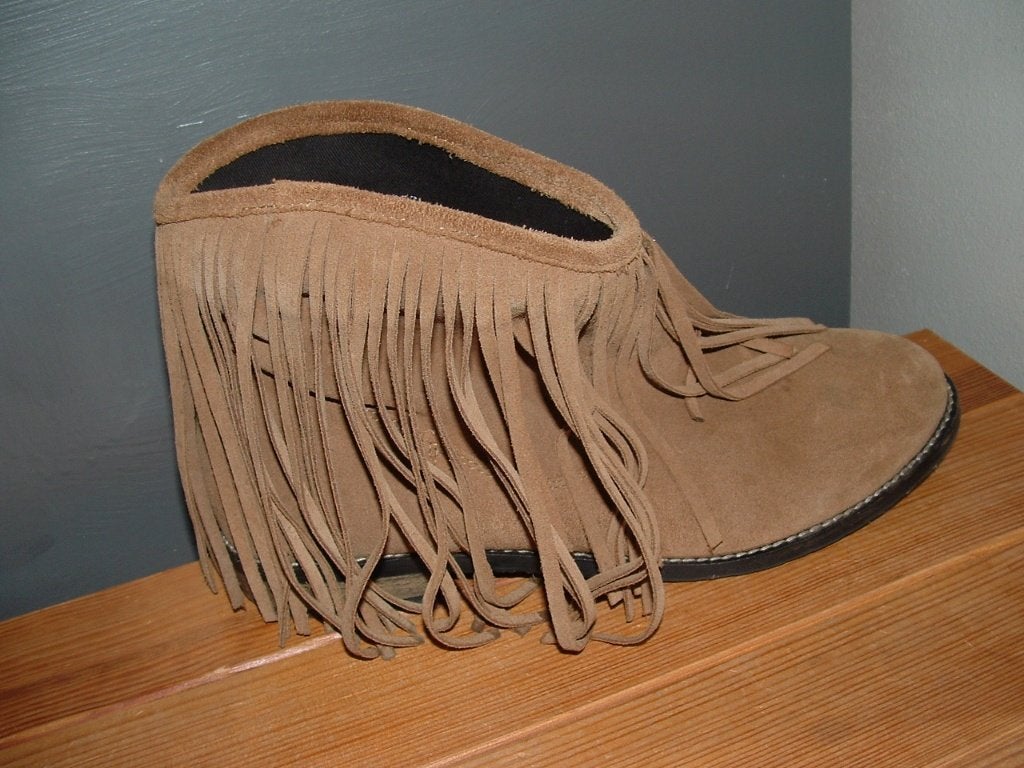 Divided enkelboots enkellaars maat 38/39 met fringes, Divided, Bruin, Lage of Enkellaarzen, Ophalen of Verzenden