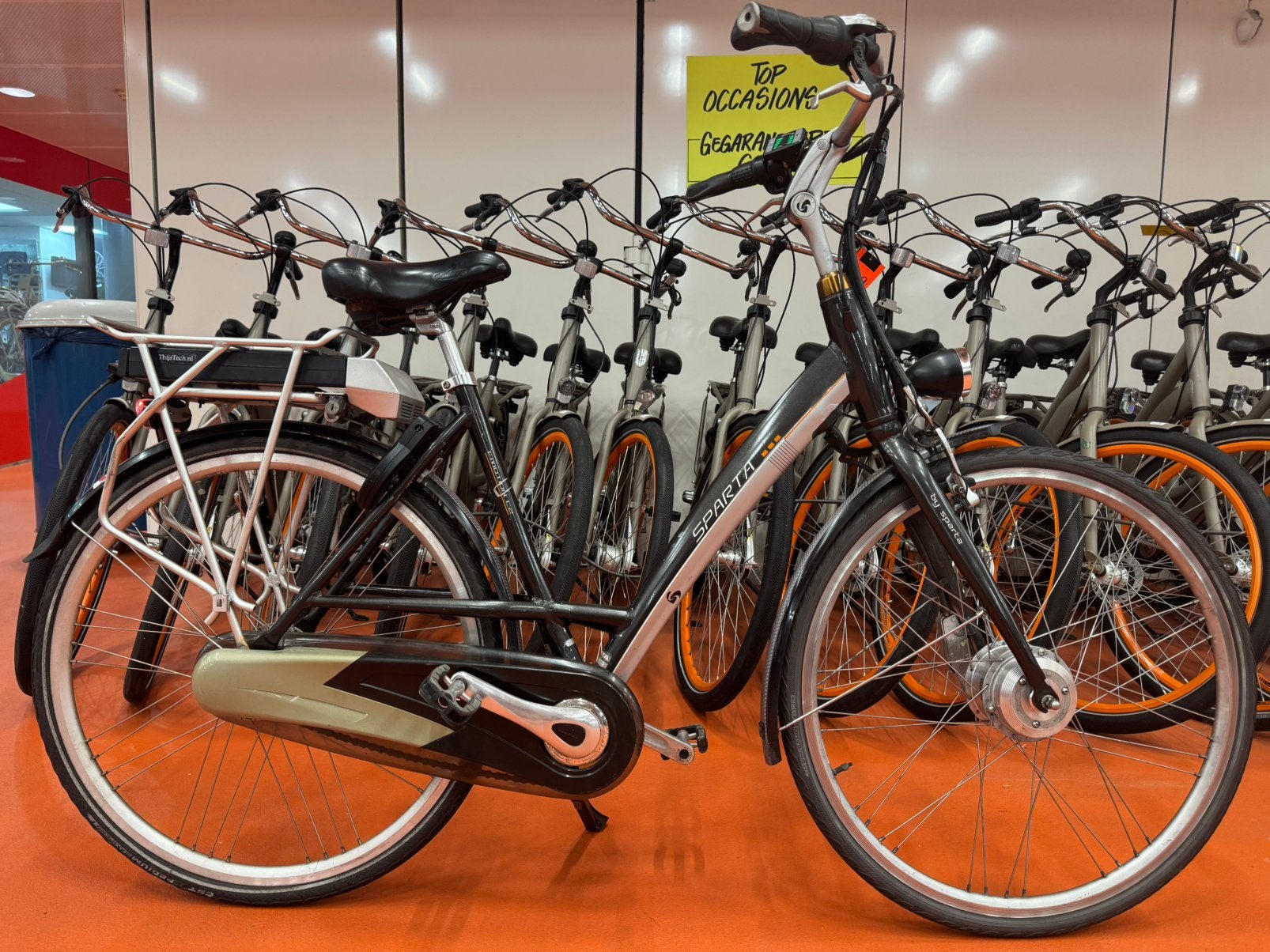 Sparta C2 bereik 70km met nieuwe accu elektrische damesfiets, Ophalen, Zo goed als nieuw, Sparta, Versnellingen