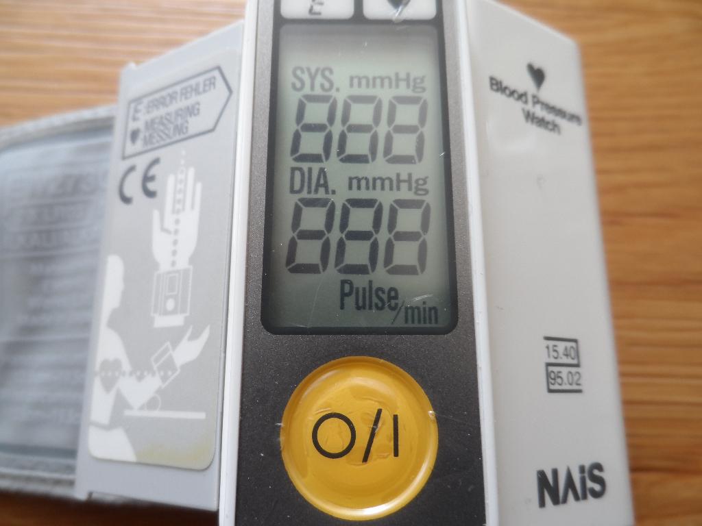 Polsbloeddrukmeter 35 jaar oud ( Panasonic ), Verzenden, Gebruikt